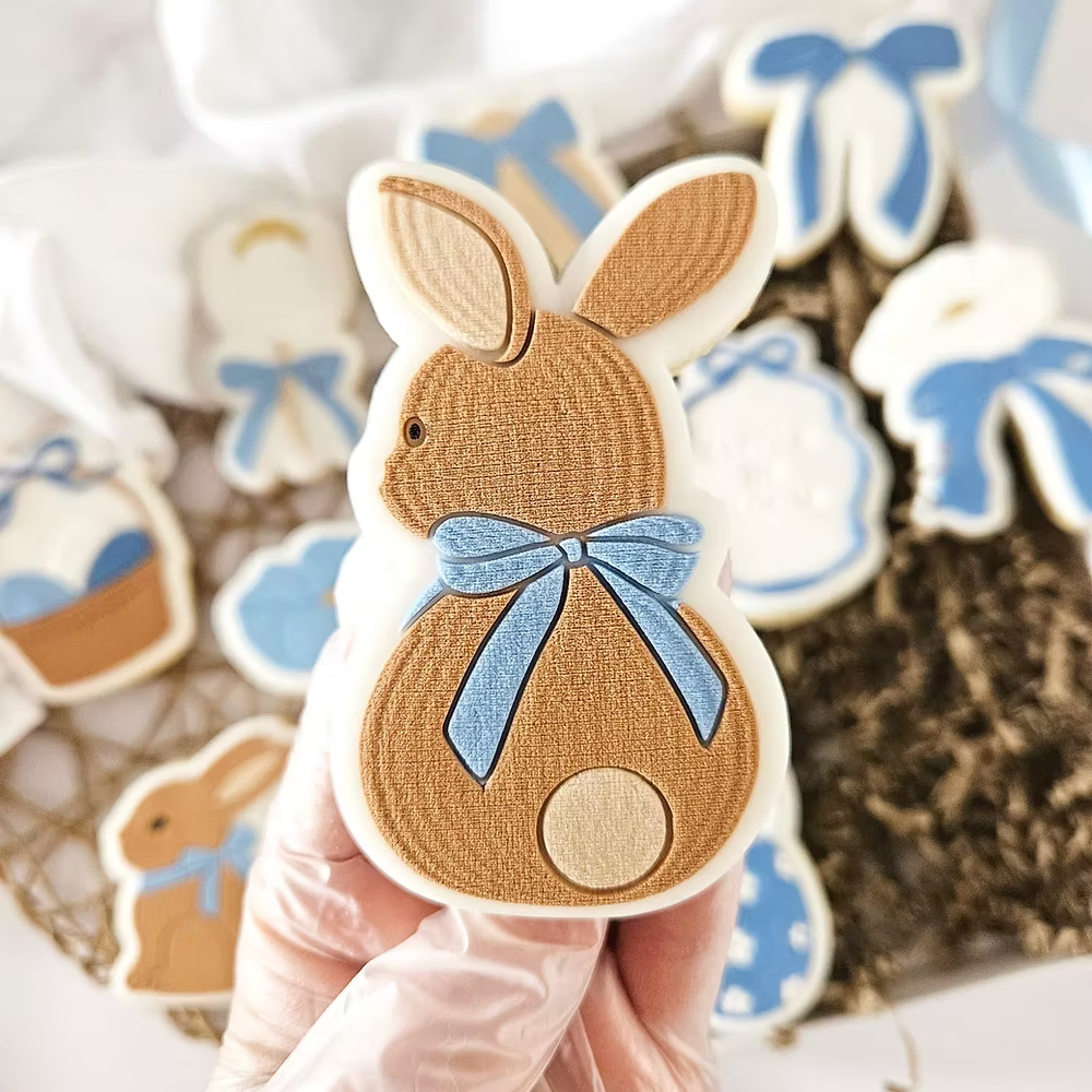 Tampon + Emporte-pièce #062 - Bunny with Bow - LM