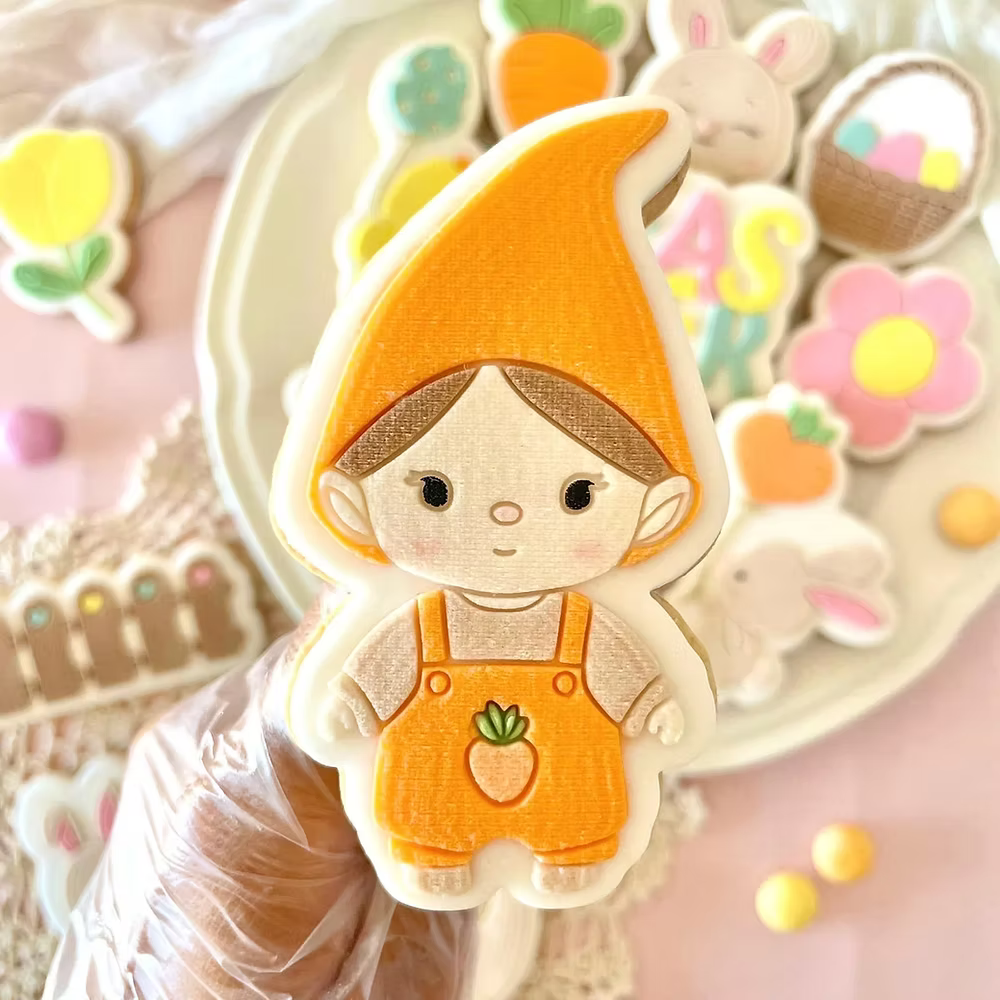 Tampon + emporte pièce#067 - Easter Gnome - LM