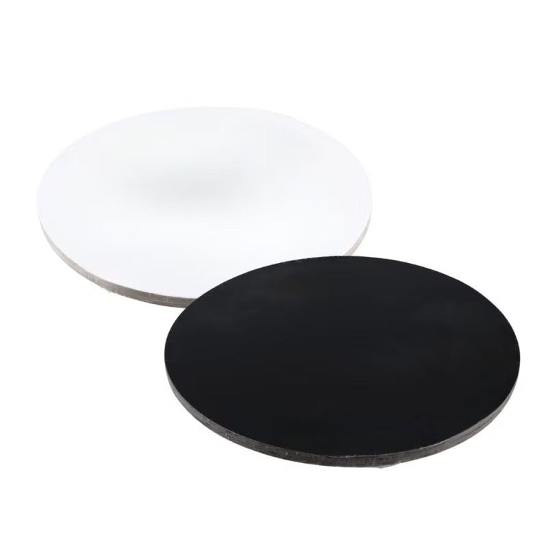 Lot de 5 ronds blancs et noirs - taille au choix