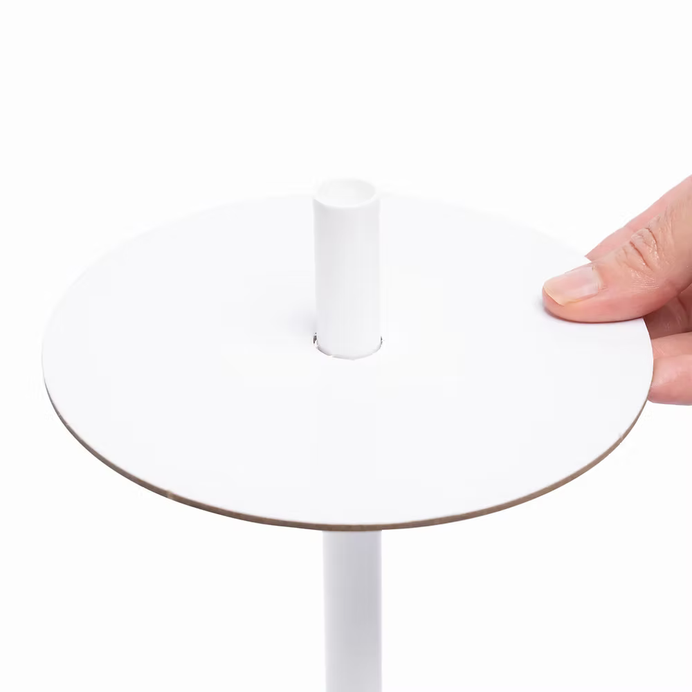 Set 10 Cake Board Rond Perforé Argent LOYAL - taille au choix