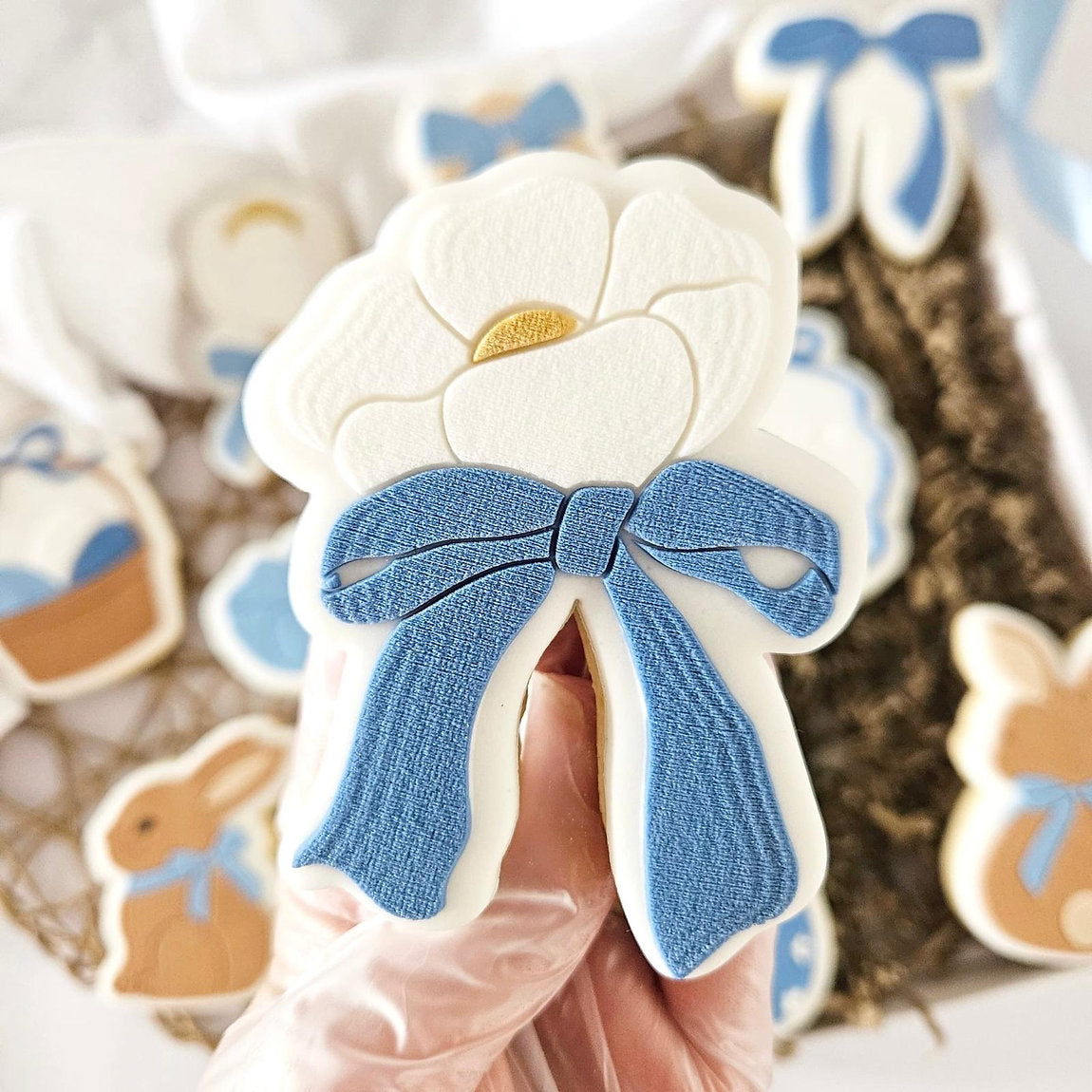 Tampon + Emporte-pièce #057 - Flower with Bow - LM