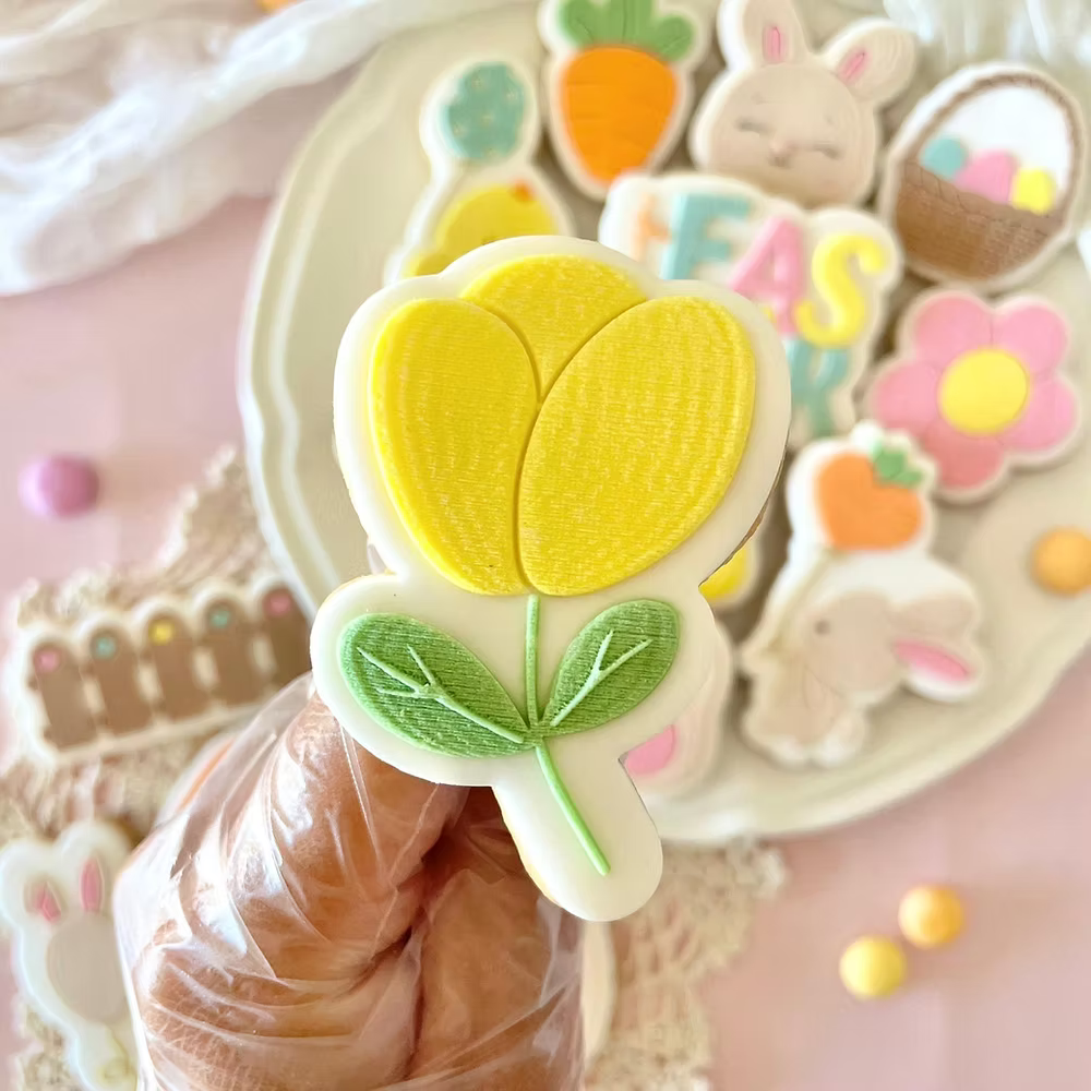 Tampon + emporte pièce #079 - Tulip - LM