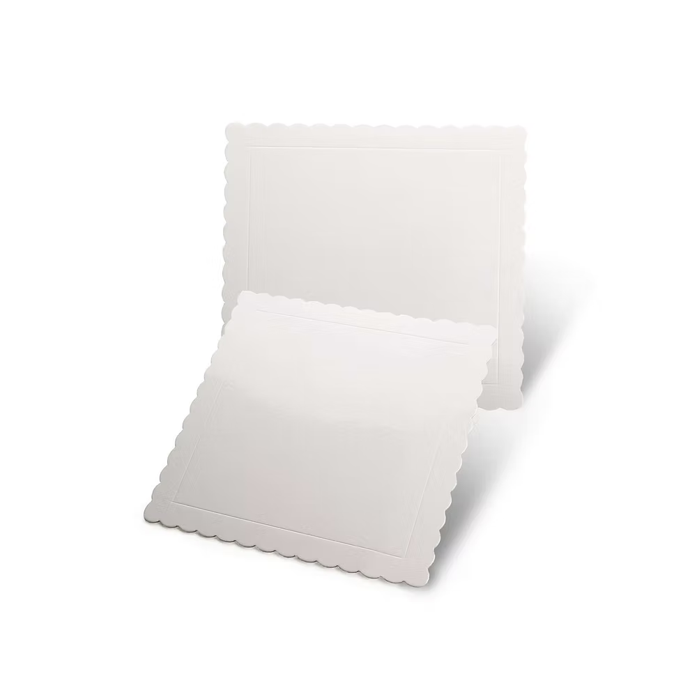 Support carré Blanc épaisseur 3 mm - taille aux choix