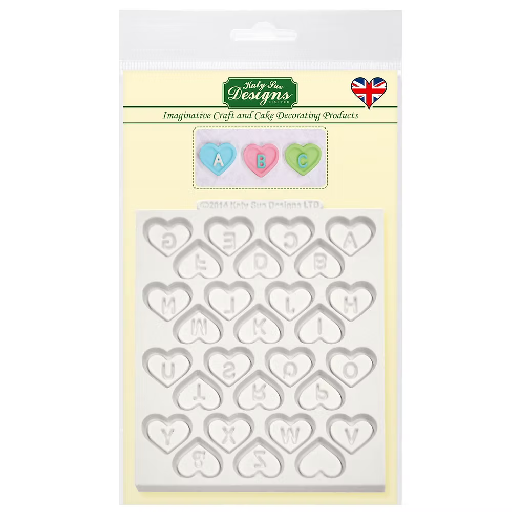 Moules Alphabet Coeur - Katy Sue