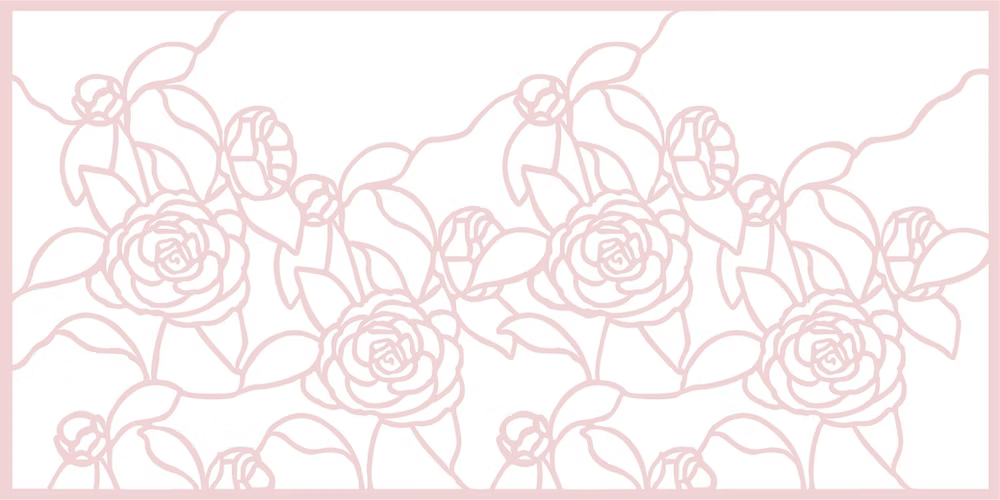 Pochoir CAMELIA inspired by GABRIELLE “COCO” CHANEL COLLECTION - Angela Morrison