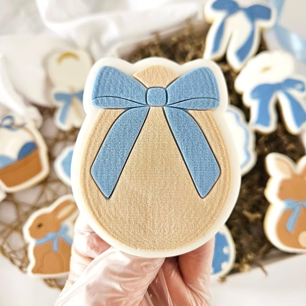 Tampon + Emporte-pièce #064 - Egg with Bow - LM