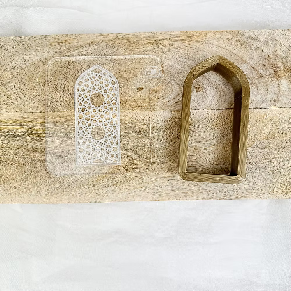 Tampon embosser + emporte-pièce à motif 3D Oriental Window 2   - CCF