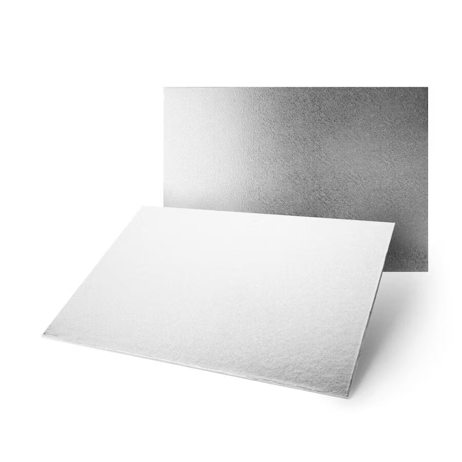 Base rectangulaire argent 30x40 cm format A3 - 3mm d'épaisseur