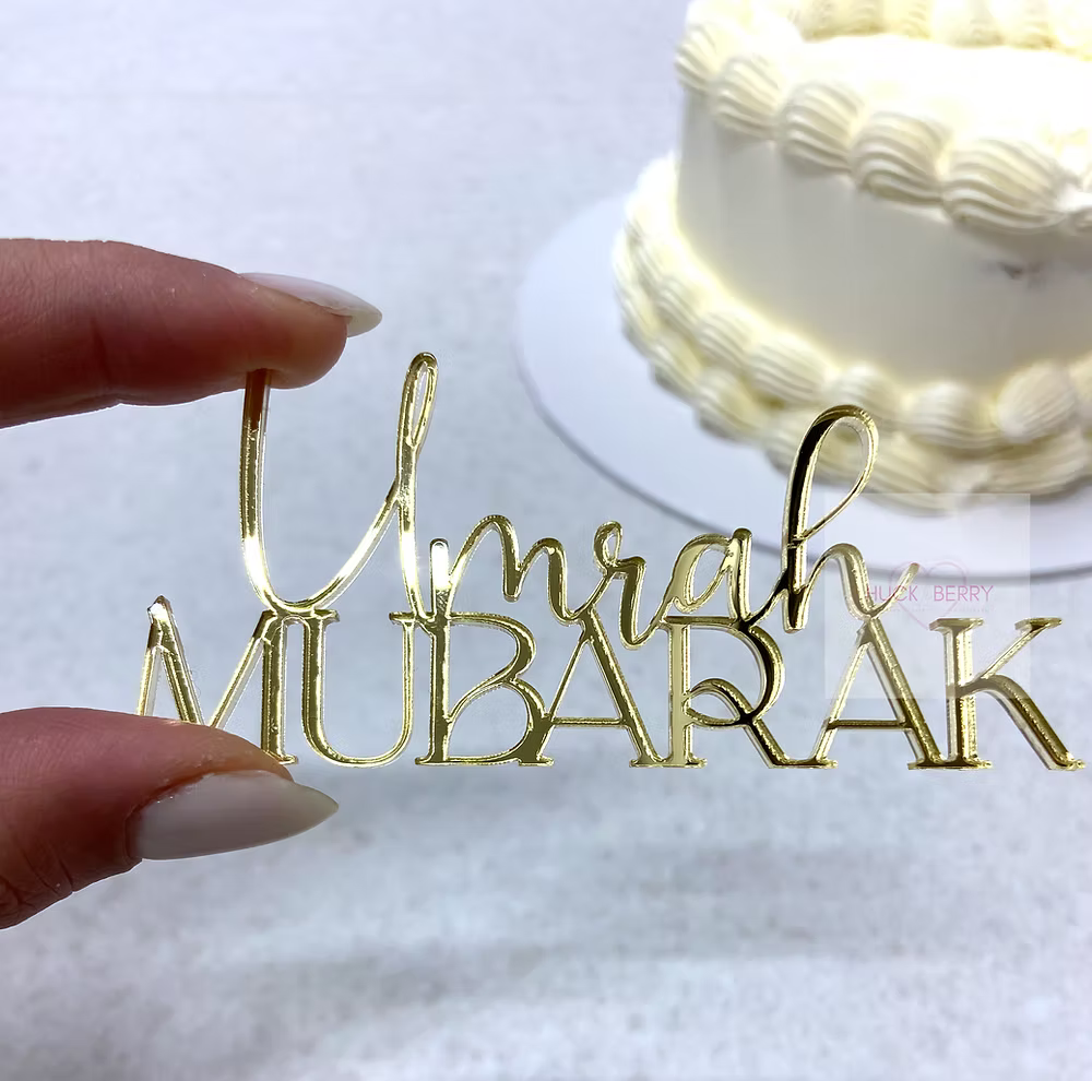 Face topper modèle Umrah Or