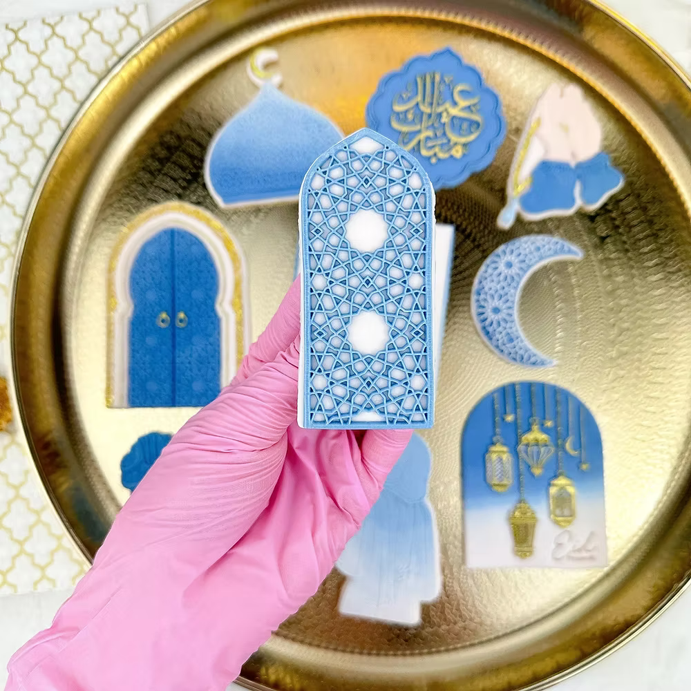 Tampon embosser + emporte-pièce à motif 3D Oriental Window 2   - CCF
