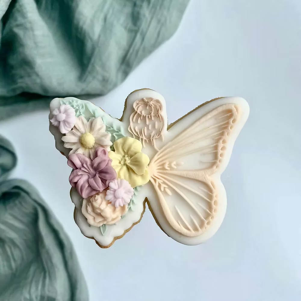 Tampon + emporte pièce  Fée #03  - LM