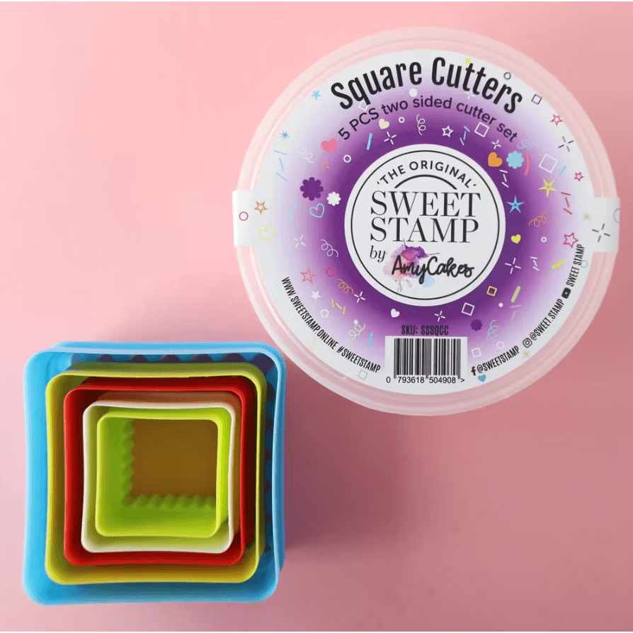 5 Emporte-pièces cutters Carrés - Sweet Stamp