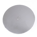 Set 10 Cake Board Rond Perforé Argent LOYAL - taille au choix