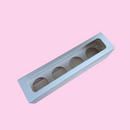 Boite longue 4 cupcakes