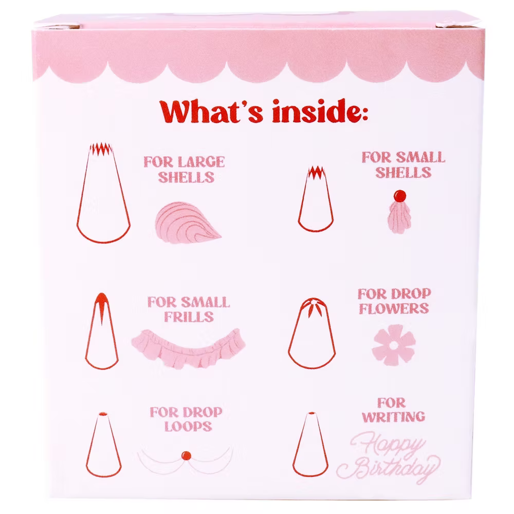 Set 6 douilles collection vintage cake - PME