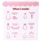 Set 6 douilles collection vintage cake - PME