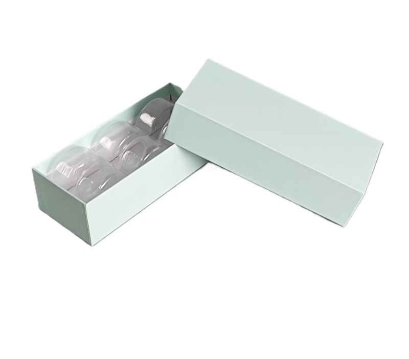 Coffret de 6 macarons à couverture rigide - Vert menthe