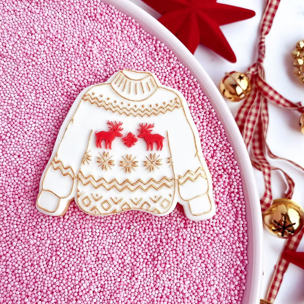 Pull de Noël + emporte-pièce - Oh my Cookie