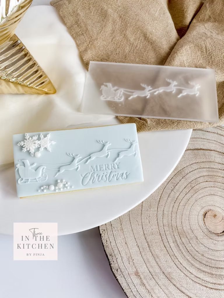 Père Noël sur son traîneau - Oh my Cookie