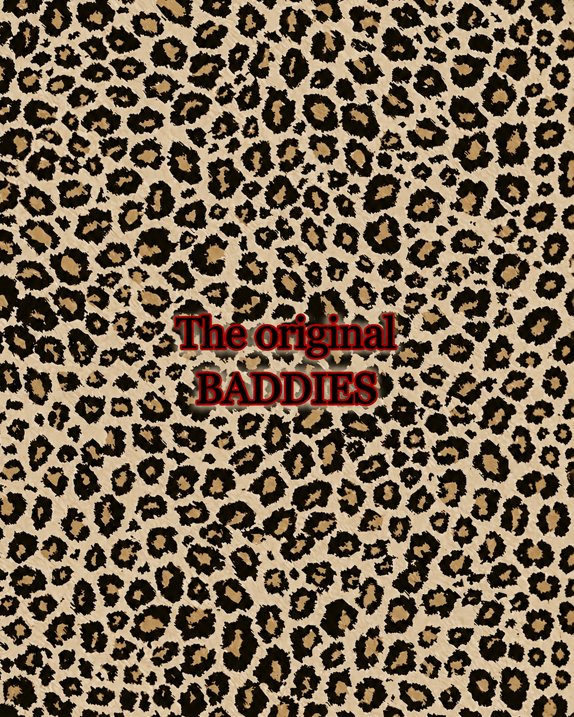 Impression feuille de sucre Leopard The original BADDIES