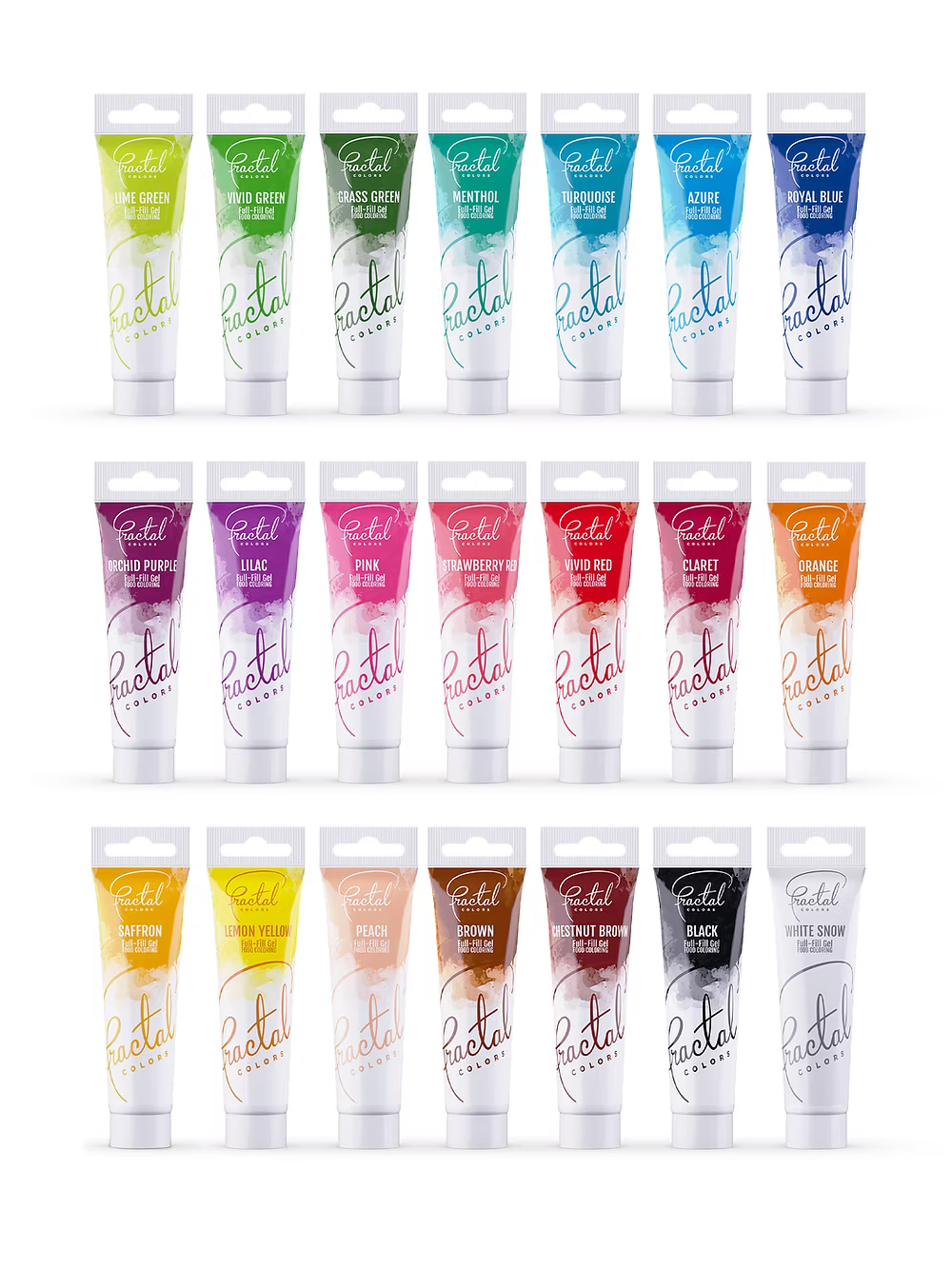 Colorant alimentaire en gel Fractal Colors full-fill 30g cake design