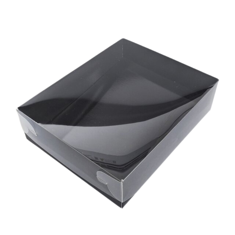 5 boîte noire à biscuits - 25 x 20 x 7 cm