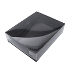 5 boîte noire à biscuits - 25 x 20 x 7 cm