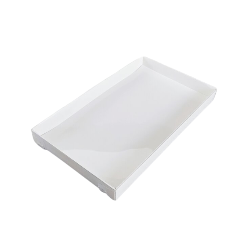 5 boîte blanche à biscuits - 25 x 15 x 2,5 cm