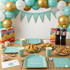 1 guirlande Eid Mubarak bleu tiffany