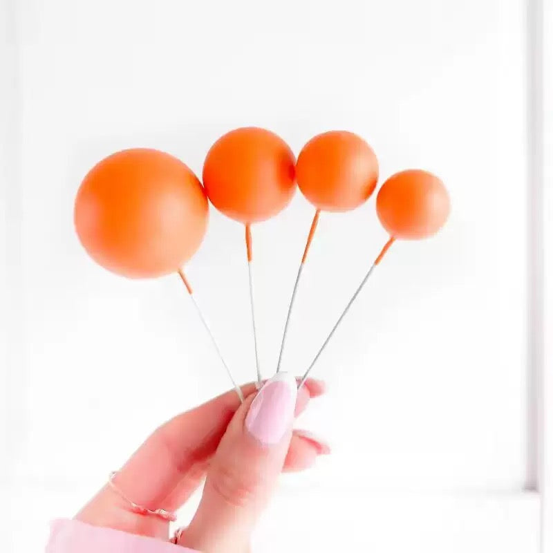 20 boules de décoration - Orange