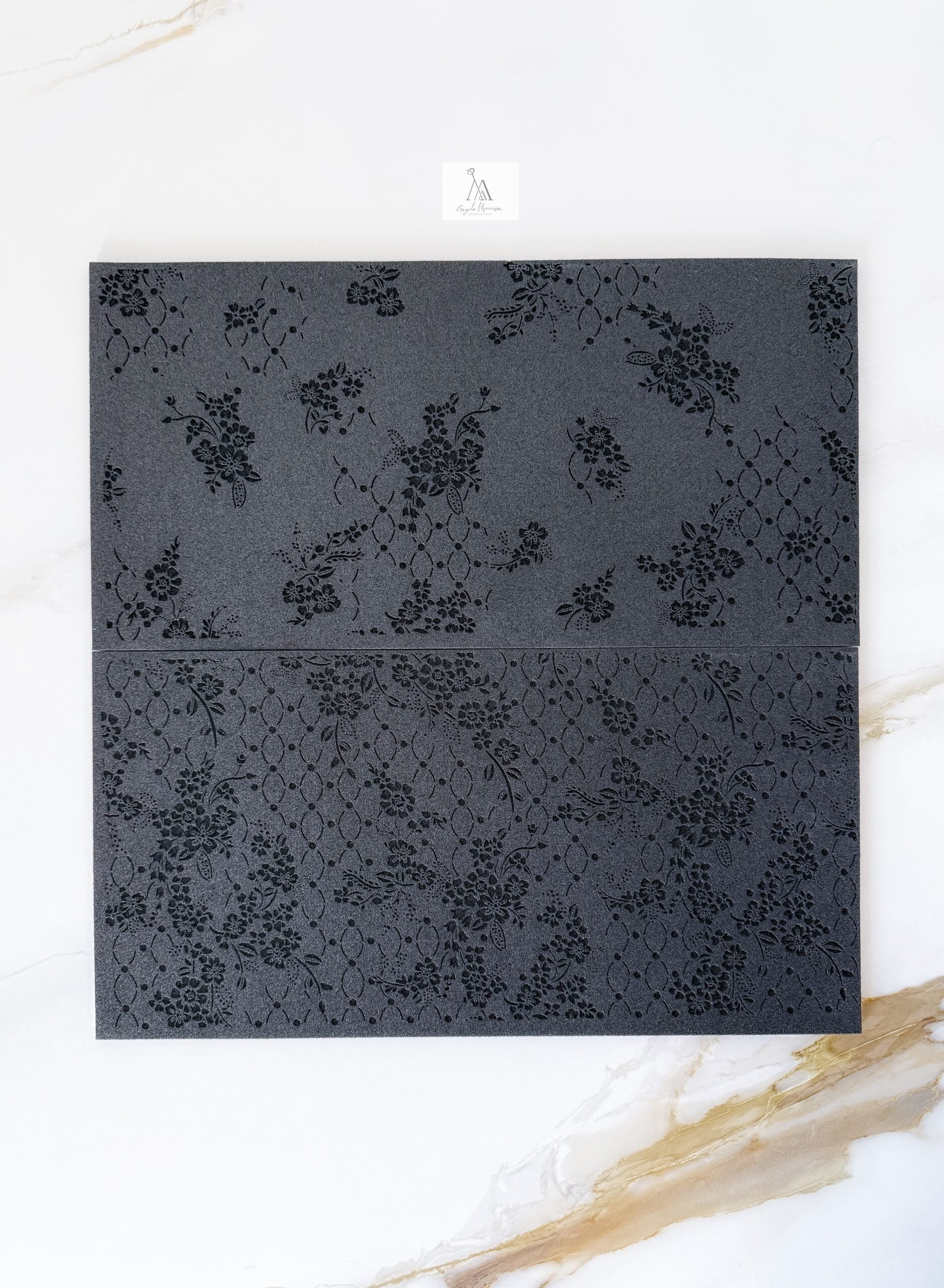 Set 2 Cake embosser Sophia lace - Angela Morrison