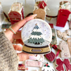 Tampon & cutters à biscuits 3D Arbre de Noël Boule à neige- Lissie Lou
