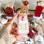 Tampon & cutters à biscuits 3D Du lait pour le Père Noël - Lissie Lou