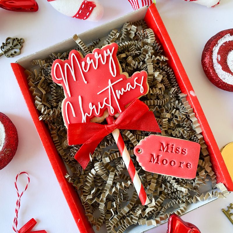 Tampon & cutters à biscuits 3D Joyeux Noël Style 2 - Lissie Lou