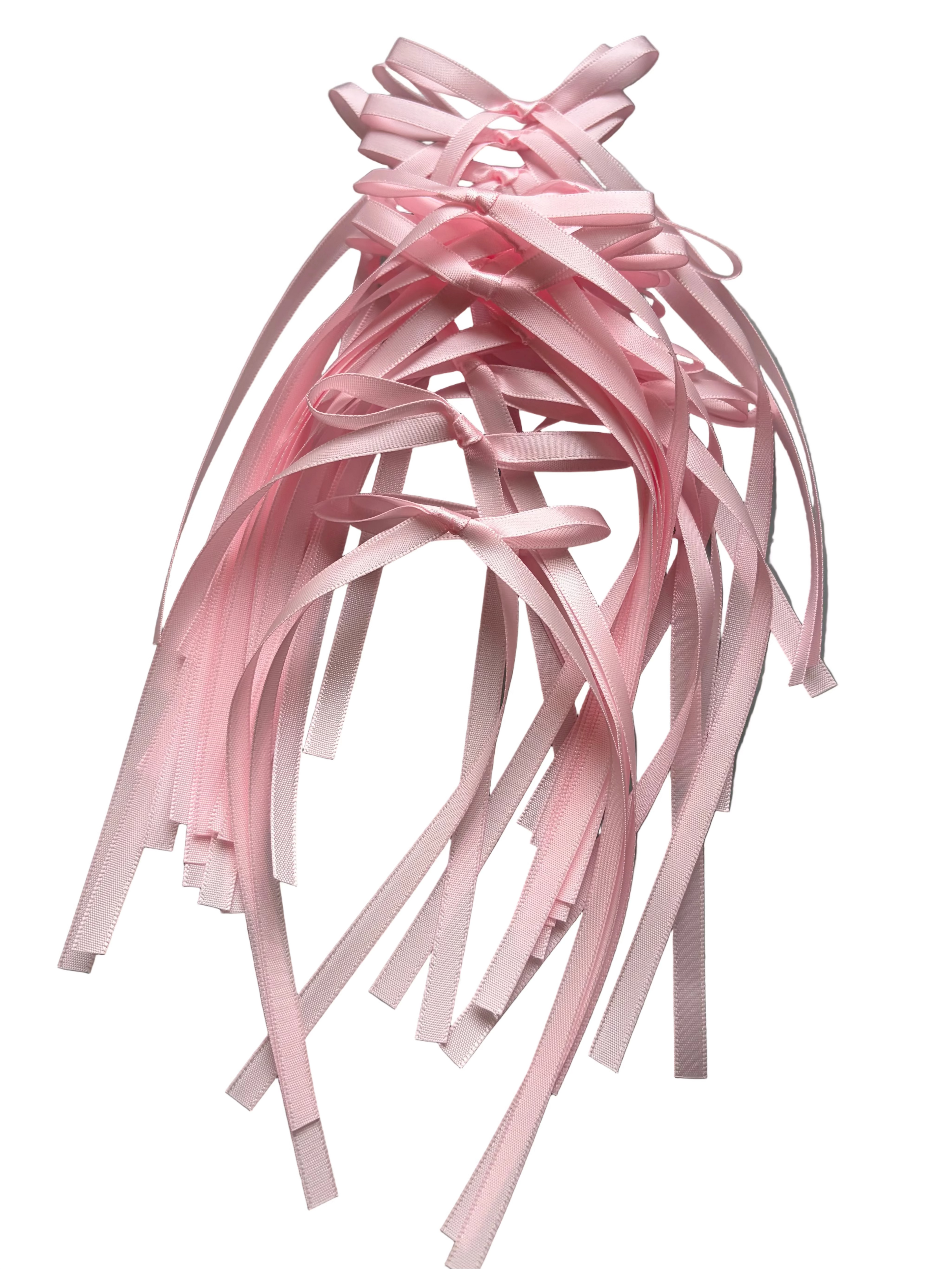 Lot de 10 nœuds décoratifs Rose bébé - Vintage cake