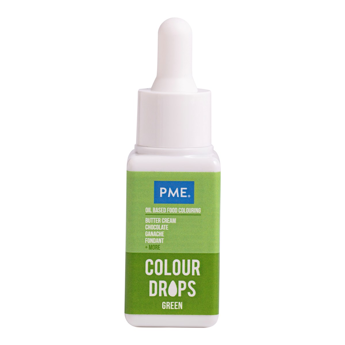 Colour drops colorant Liposoluble Vert 20ml - PME