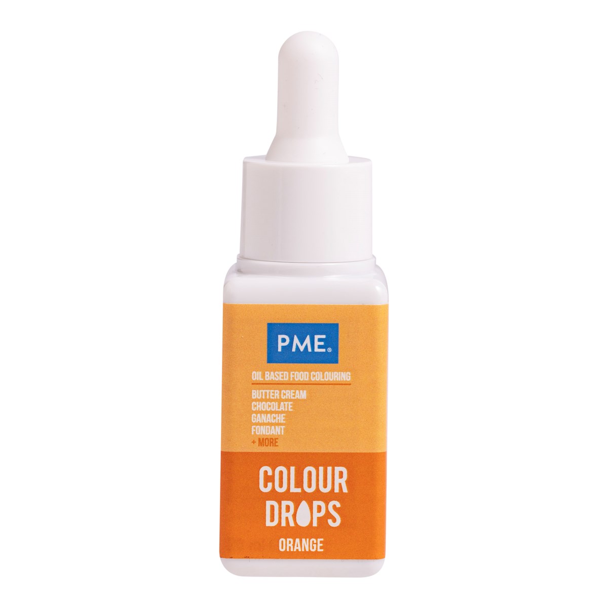 Colour drops colorant Liposoluble Orange 20ml - PME