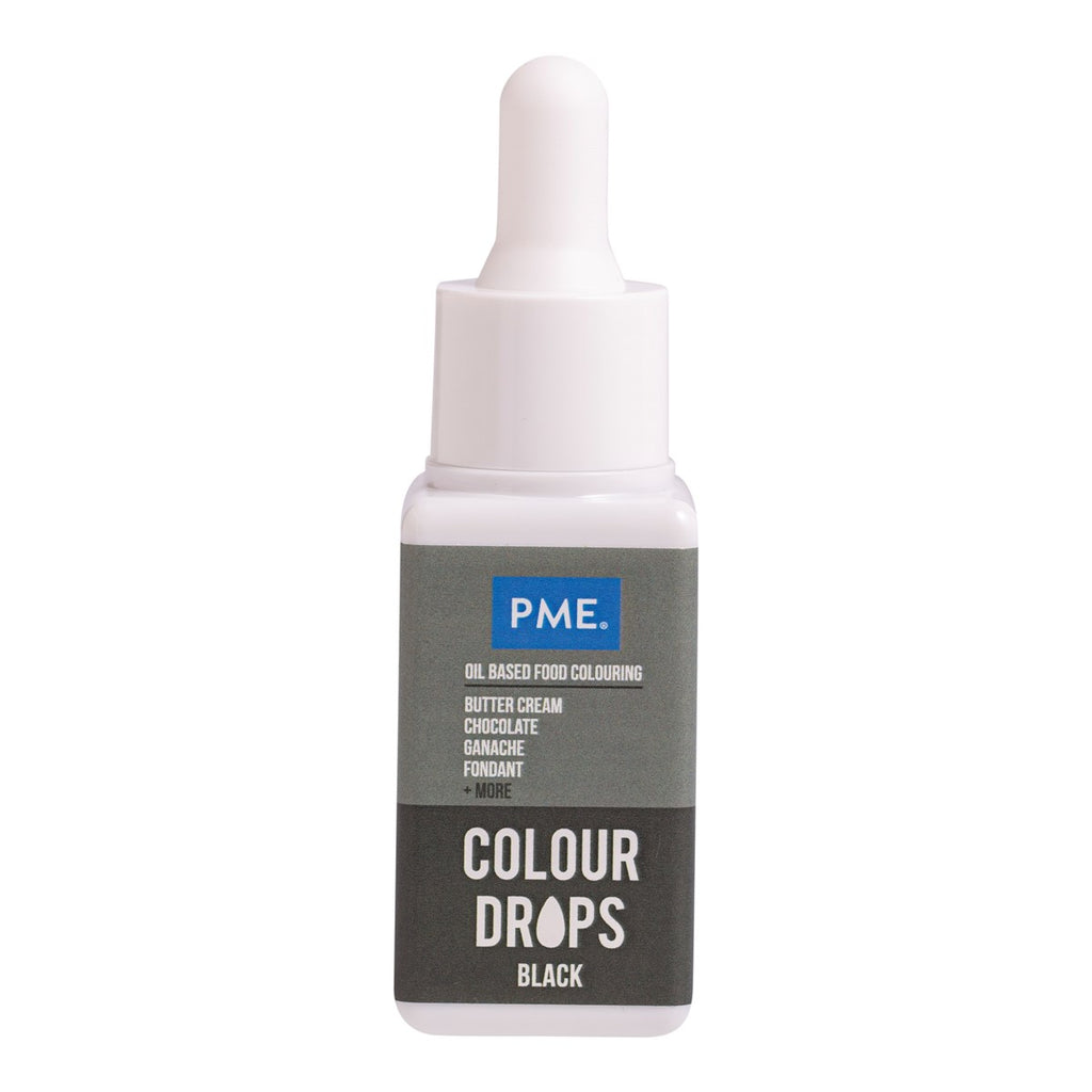 Colour drops colorant Liposoluble Noir 20ml - PME