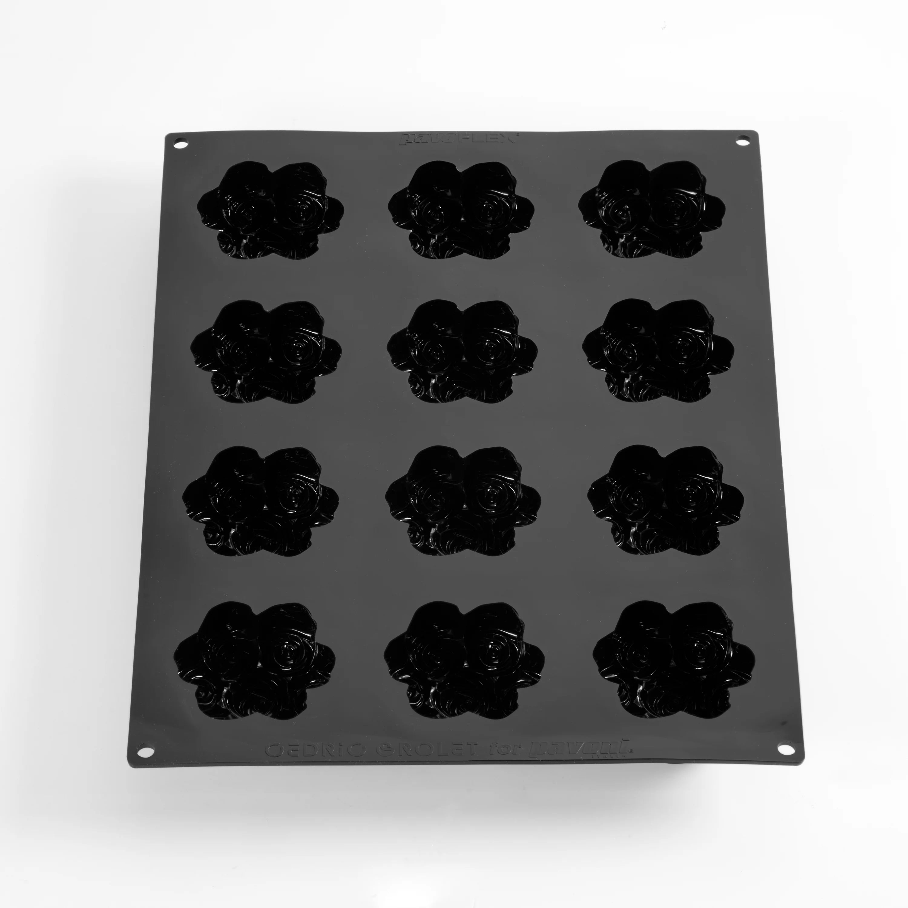 Moule Pavoflex 8 x H 3,5 cm (x12) Bouquet de roses by Cédric Grolet  - Pavoni