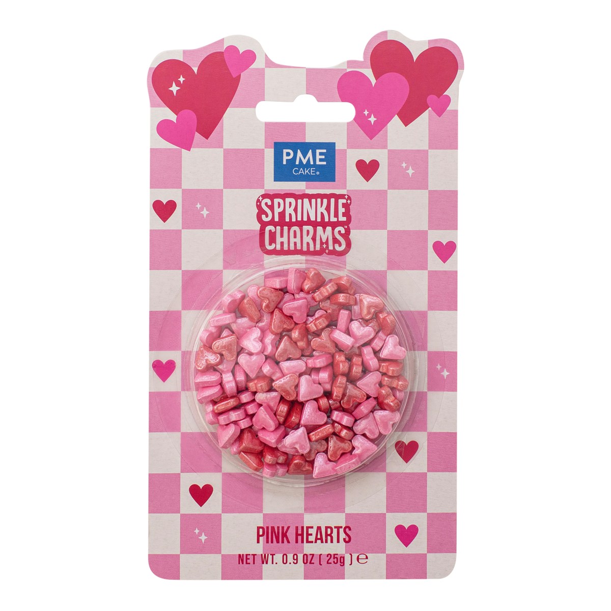 Sprinkles coeurs roses - Pme