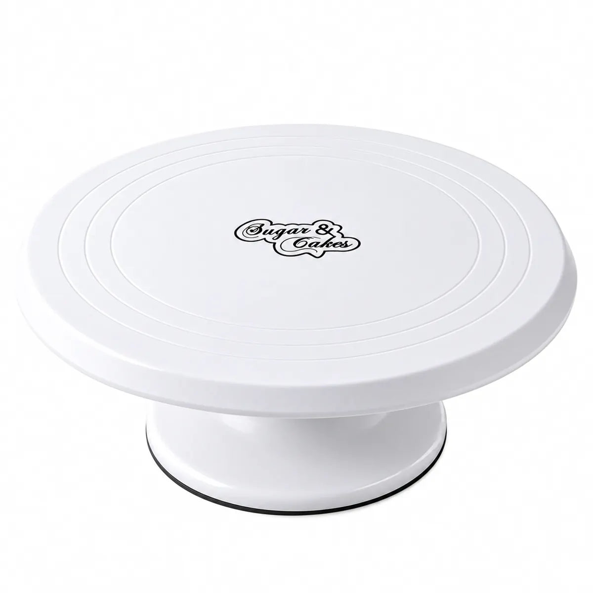 Plateau tournant Blanc professionnel pour gâteaux