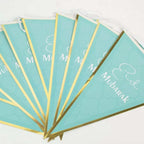 1 guirlande Eid Mubarak bleu tiffany