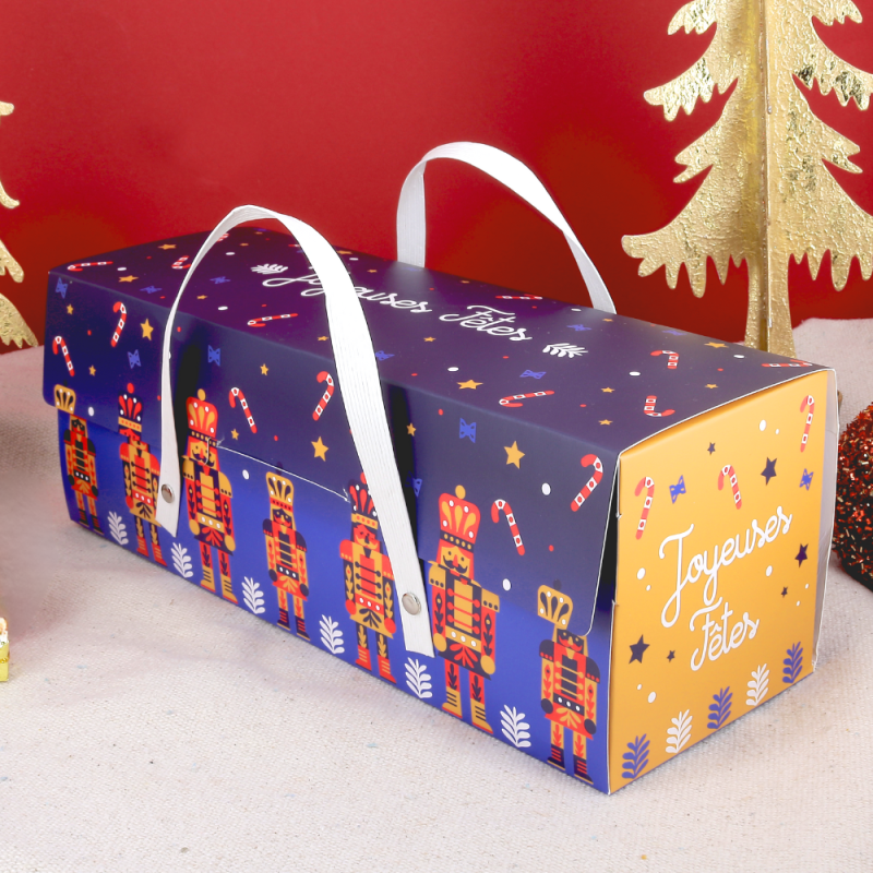 Boîte à buche casse-noisette -30 x 11 x 11 cm