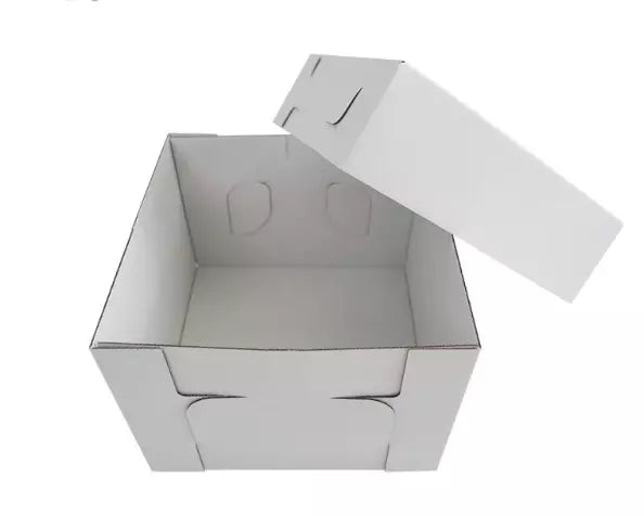 Boite à gâteaux à fenêtre XL - 35,5 x 35,5 x 40,5 cm
