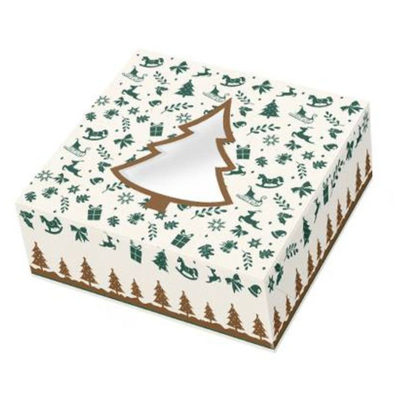 Boîte de Noël 28 X 28 X 7.5 cm