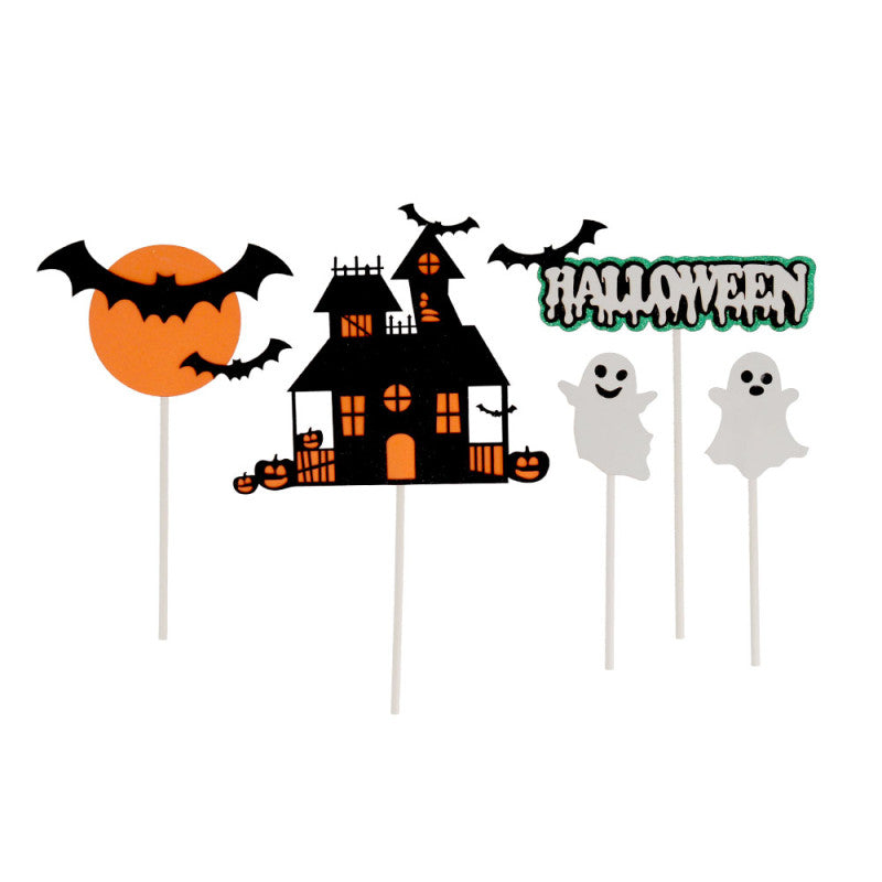 Cake toppers assortis thème Halloween