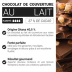 Chocolat au lait de couverture - 400g