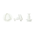 3 emporte-Pièce avec Poussoir Sapin de Noël - Wilton