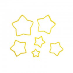 Set 6 Emporte-pièces etoile - Wilton