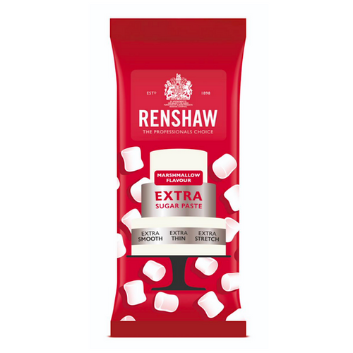 Renshaw Pâte à Sucre Extra Marshmallow 1kg - Blanc